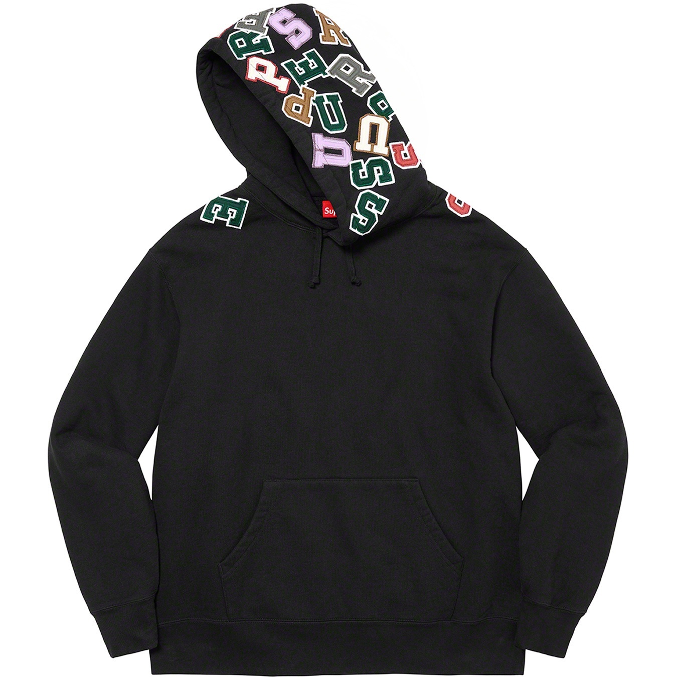 Scattered Appliqué Hooded Sweatshirt view 10